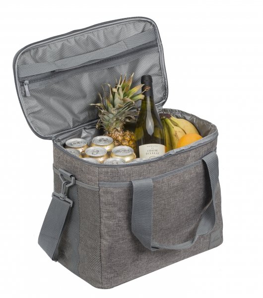 RIVACASE 5736 hladilna torba 30l za 36 x 0,5l pločevink - siva