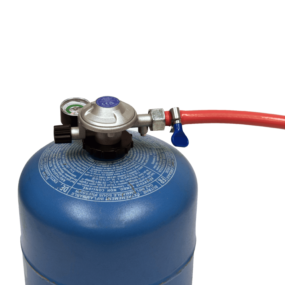 Plinski regulator CADAC CG z manometrom 30mbar 0,85m