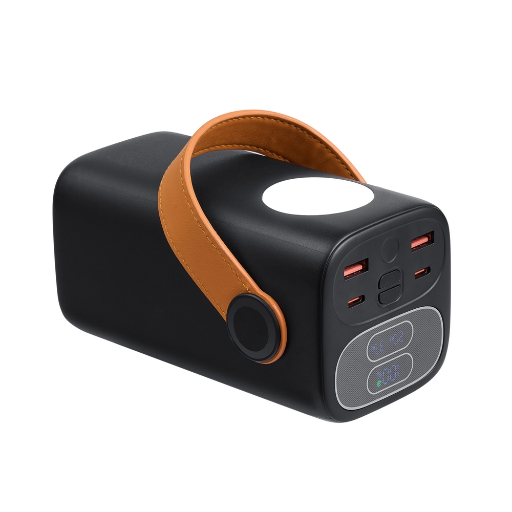 RIVACASE VA1085 Turbo QC / 3.0 PD prenosna baterija powerbank 40000 mAh 65W - kamp baterija z LED svetilko