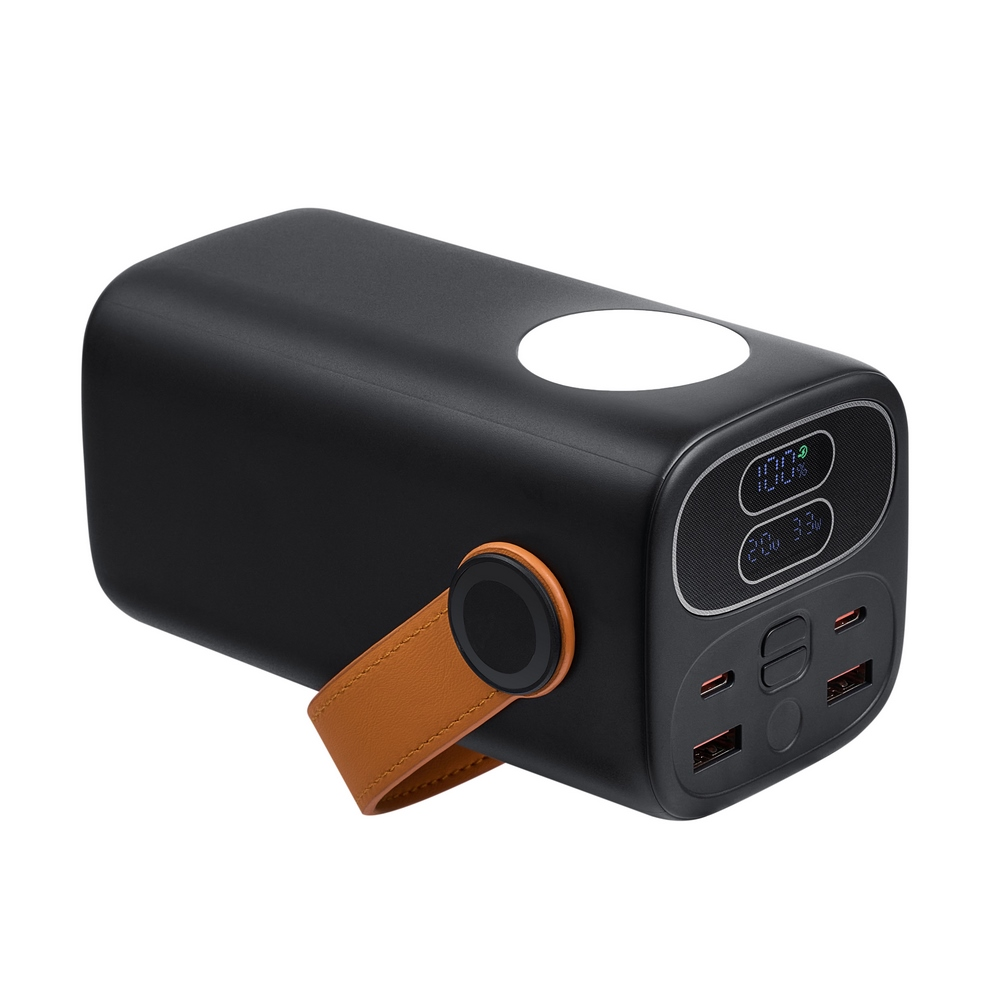 RIVACASE VA1085 Turbo QC / 3.0 PD prenosna baterija powerbank 40000 mAh 65W - kamp baterija z LED svetilko