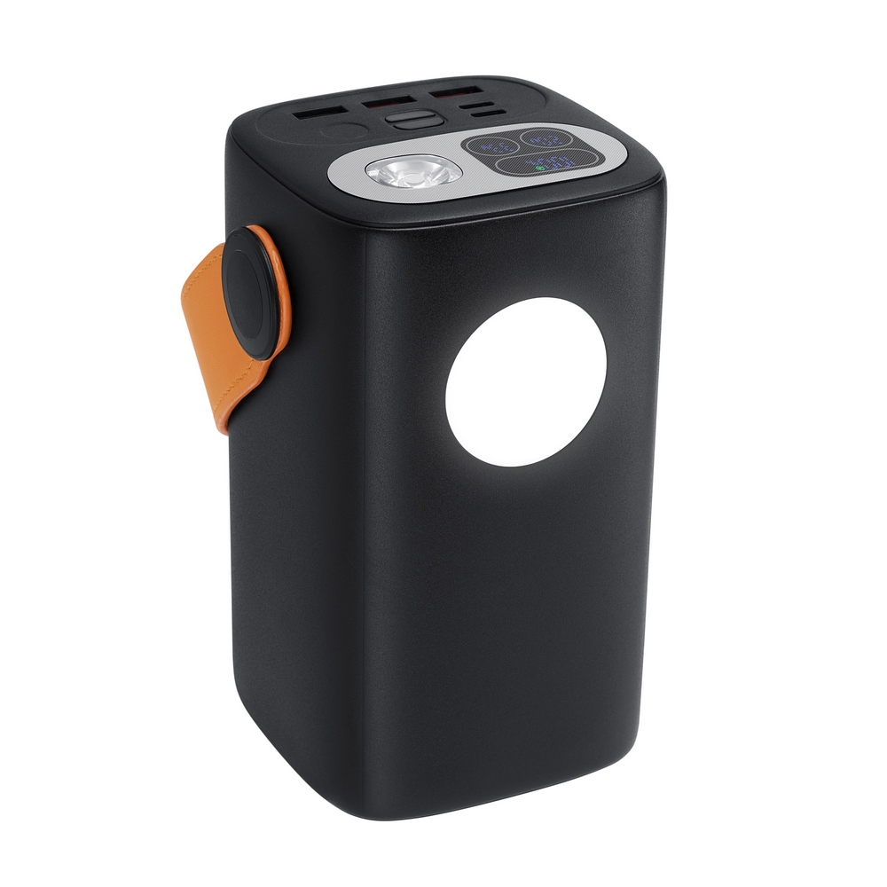 RIVACASE VA1086 Turbo QC / 3.0 PD prenosna baterija powerbank 60000 mAh 100W - kamp baterija z dvema LED svetilkama