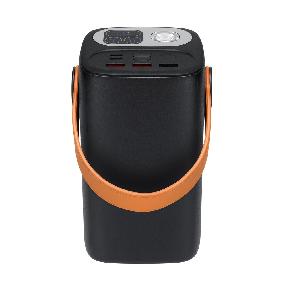 RIVACASE VA1086 Turbo QC / 3.0 PD prenosna baterija powerbank 60000 mAh 100W - kamp baterija z dvema LED svetilkama