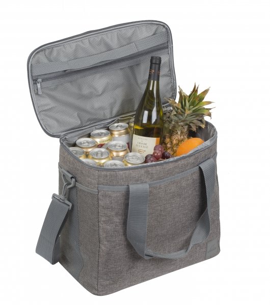 RIVACASE 5736 hladilna torba 30l za 36 x 0,5l pločevink - siva