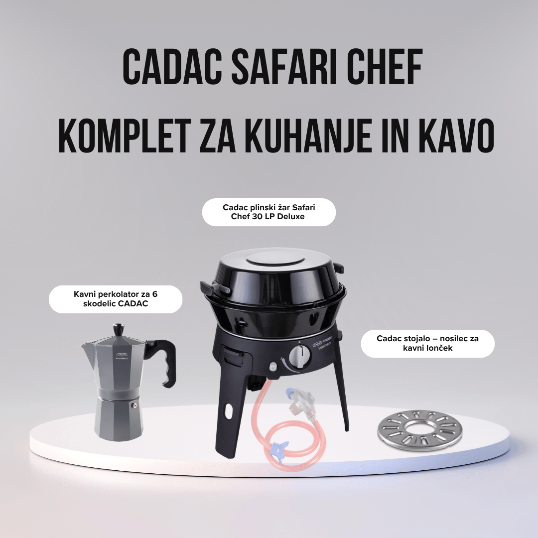 CADAC Safari Chef – komplet za kuhanje in kavo