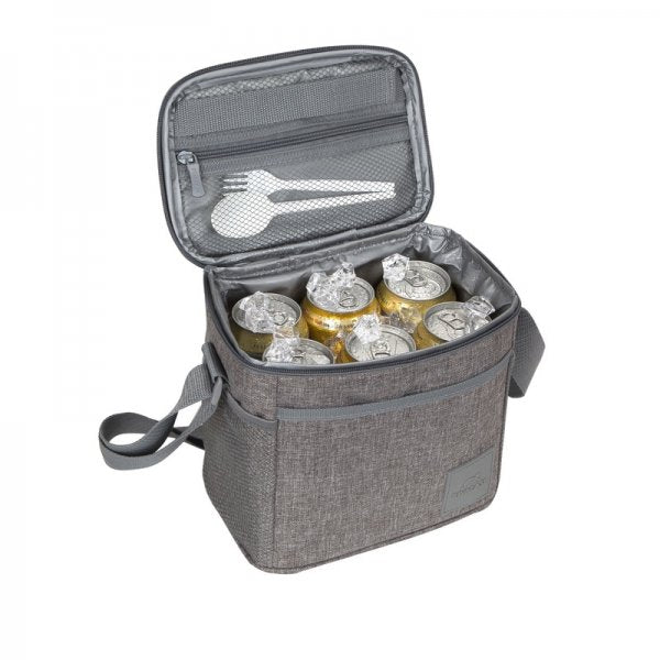 RIVACASE 5706 hladilna torba 5,5L za 6 x 0,5l pločevink - siva